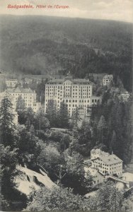 Austria Badgastein resort hotels 1910s