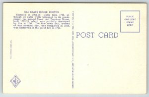 Old State House - Boston, Massachusetts  - Postcard