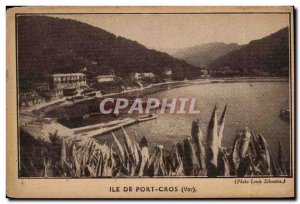 Postcard Old Port Cros Island