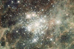 Hodge 301 Tarantula Milky Way Nebula Star Cluster Astronomy Postcard