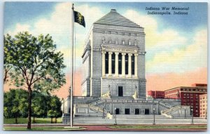 Postcard - Indiana War Memorial, Indianapolis, Indiana, USA