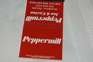 Peppermill Inn & Casino Wendover Nevada 30 Strike Matchbook Cover