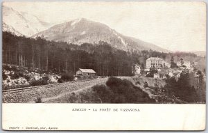 Ajaccio La Foret De Vizzavona France FR Mountain Attraction Antique Postcard