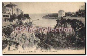 Postcard Old Principality of MONACO Sainte Devote Ravine