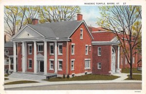 Masonic Temple Barre VT