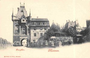 Burgthor Meissen Germany 1910c postcard