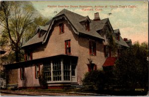 Harriet Beecher Stowe Residence Hartford CT c1913 Vintage Postcard Y16