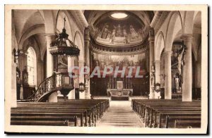 Old Postcard Cirey Interior of the church