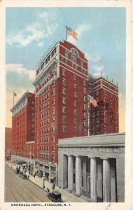 Syracuse New York~Onondaga Hotel~Syracuse Trust Company~Vintage Cars~1923 Pc