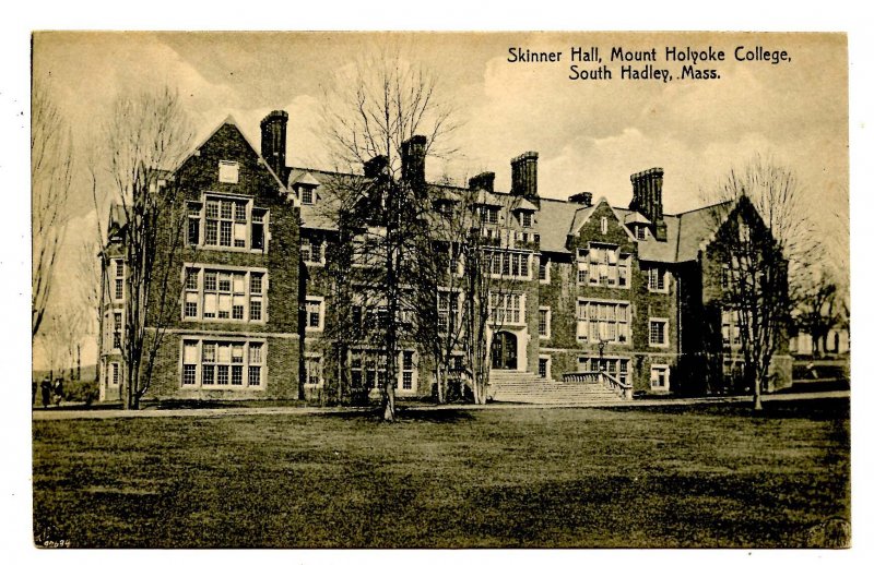 MA - South Hadley. Mt Holyoke College, Skinner Hall