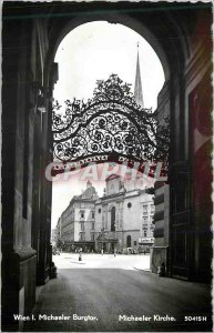 Postcard Modern Vienna church St Michel i Wien Michaeler Burgtor Michaeler ki...