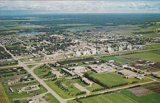 Canada Aerial View Fairview College Fairview Alberta