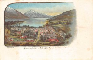 QUEENSTOWN NEW ZEALAND POSTCARD (c. 1905)