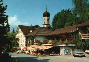 Mot-Hotel Kreuz Hotel Kreuz Sachseln Lake Sarner Switzerland CH Vintage Postcard