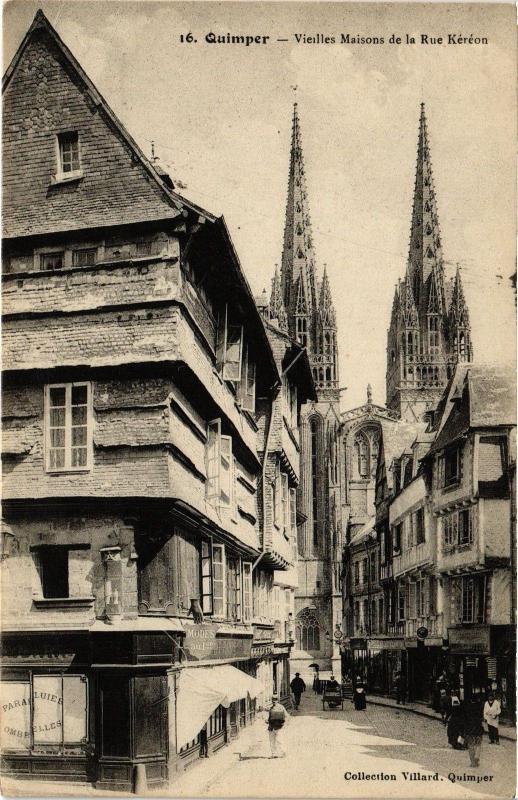 CPA QUIMPER - Vieilles Maisons de la Rue Kéréon (206479)