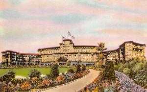PASADENA, CA California  THE HUNTINGTON HOTEL & BUNGALOWS~Pastel Sky  Postcard