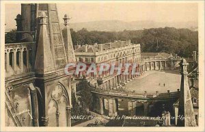 Old Postcard The Nancy Hemicycle of Place Garriere saw the Church St Epirus