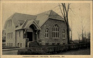 Hyattsville MD Presbyterian Church c1910 Postcard