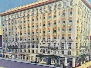 Postcard 1958 View of Hotel Brunswick in Lancaster, PA.   W8