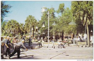 ZEPHYRHILLS, Florida, 1940-1960's; Shuffleboard Courts, Water Tower