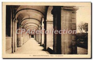 Old Postcard Seminaire St Sulspice Issy The cloister