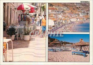 Modern Postcard Sesimbra Portugal Beach a Grand Tourist Best Interests