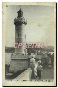 Old Postcard Marseille The Lighthouse of Sainte Marie