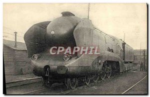 Old Postcard Train West South Locomotive Machine 231 H 726 superheater Houlet