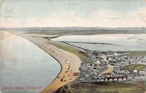 Chesil Beach Portland England Birds Eye View Antique Postcard J72973