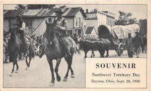 J65/ Dayton Ohio Postcard c1938 Parade Northwest Territory Day  70