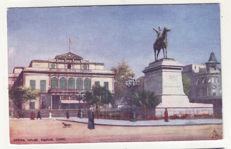 P260 JLs old tucks postcard egypt opera house square cairo