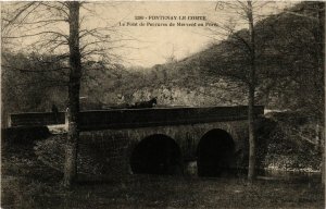 CPA FONTENAY-le-COMTE - Le Pont de Perrures de MERVENT en Foret (637324)