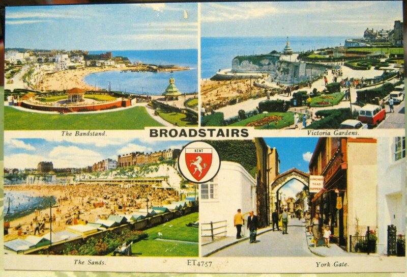 England Broadstairs Bandstand York Gate Victoria Gardens Sands - unposted