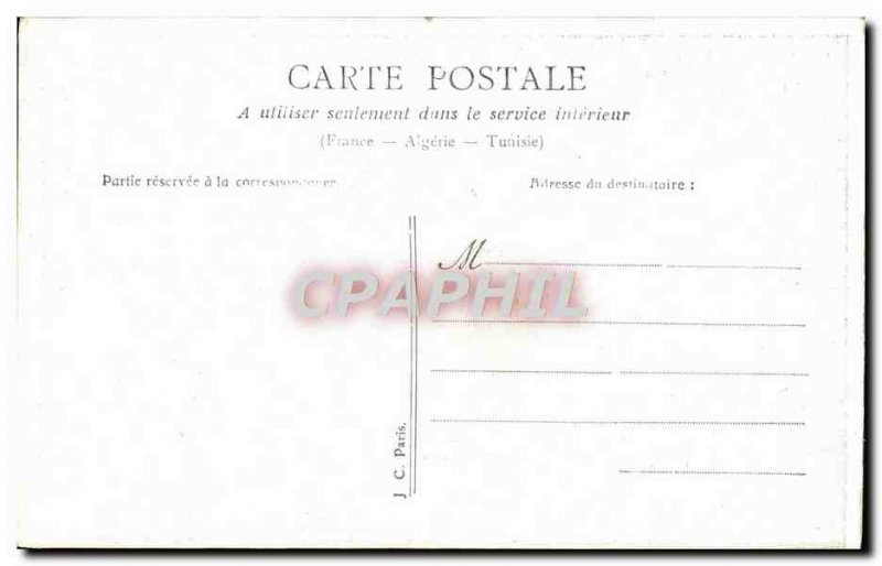 Old Postcard Fantaisie Lunch on & # 39herbe