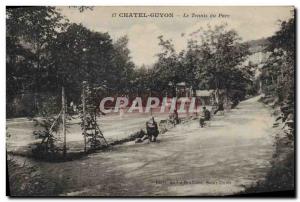 Old Postcard Park Tennis Chatelguyon