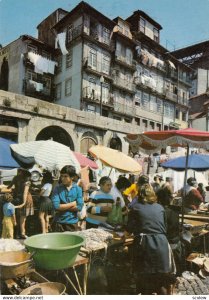PORTO , Portugal , 1950-70s ; Market (Ribeira)