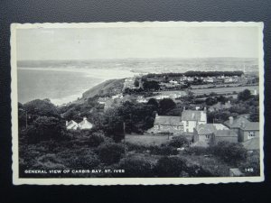 Cornwall GENERAL VIEWCARBIS BAY & ST. IVES c1960 Postcard