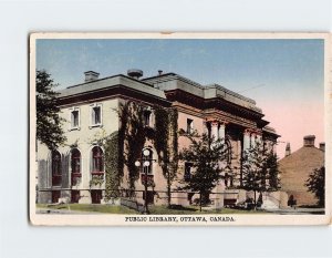 Postcard Public Library, Ottawa, Canada