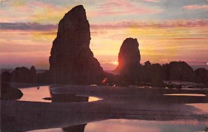 Haystack Rock, Needles Oregon Coast, Oregon OR