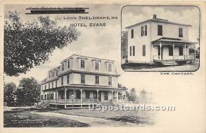 Hotel Evans on Lake Evans Loch Sheldrake NY Unused