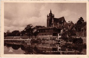 CPA Dole Les Bords du Canal et la Cathedrale (1265205)