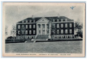 c1950's Home Economics Building University of Maryland College Park MD Postcard