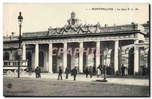 Montpellier Postcard Old Station PLM