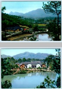 2 Postcards SHAOSHAN, CHINA ~ Early Home of CHAIRMAN MAO Nanan ~School 4x6