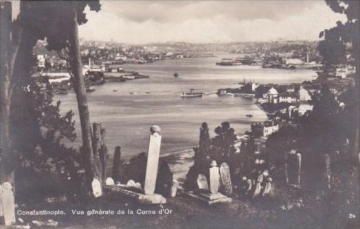 Turkey Constantinople Vue generale de la Corne d'Or Real Photo