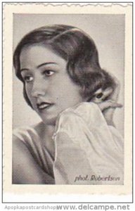 GARBATI CIGARETTE CARD FAMOUS DANCERS NO 165 MONIKA VEDIA