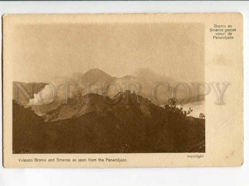 271036 INDONESIA HOLLAND INDIA Vulcano Bromo & Smeroe Vintage