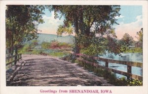 Iowa Greetings From Shenandoah Curteich