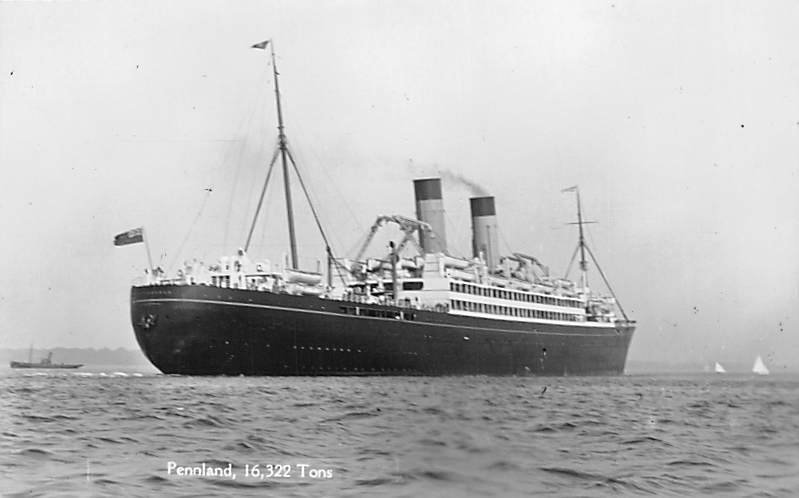 SS Regina White Star Line Real Photo Writing on back, missing stamp 