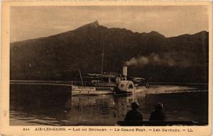 CPA AIX-les-BAINS Lac du BOURGET Le Grand Port Les Bateaux (681879)